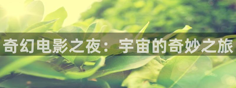 麻豆精品在线电影：奇幻电影之夜：宇宙的奇妙之旅